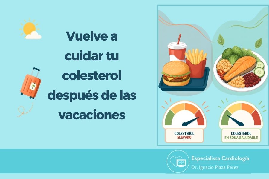 Tras el fin de las vacaciones, revisa tus niveles de colesterol